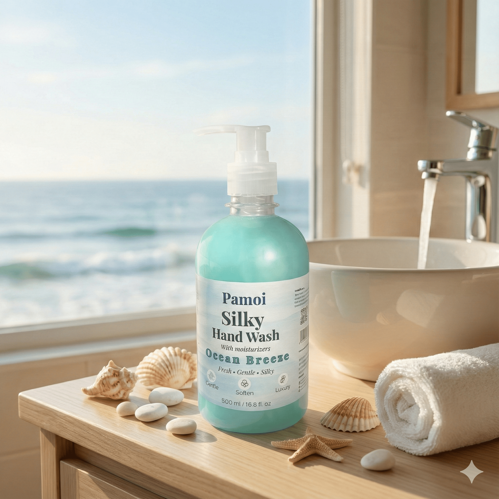 silky hand wash ocean breeze fragrance