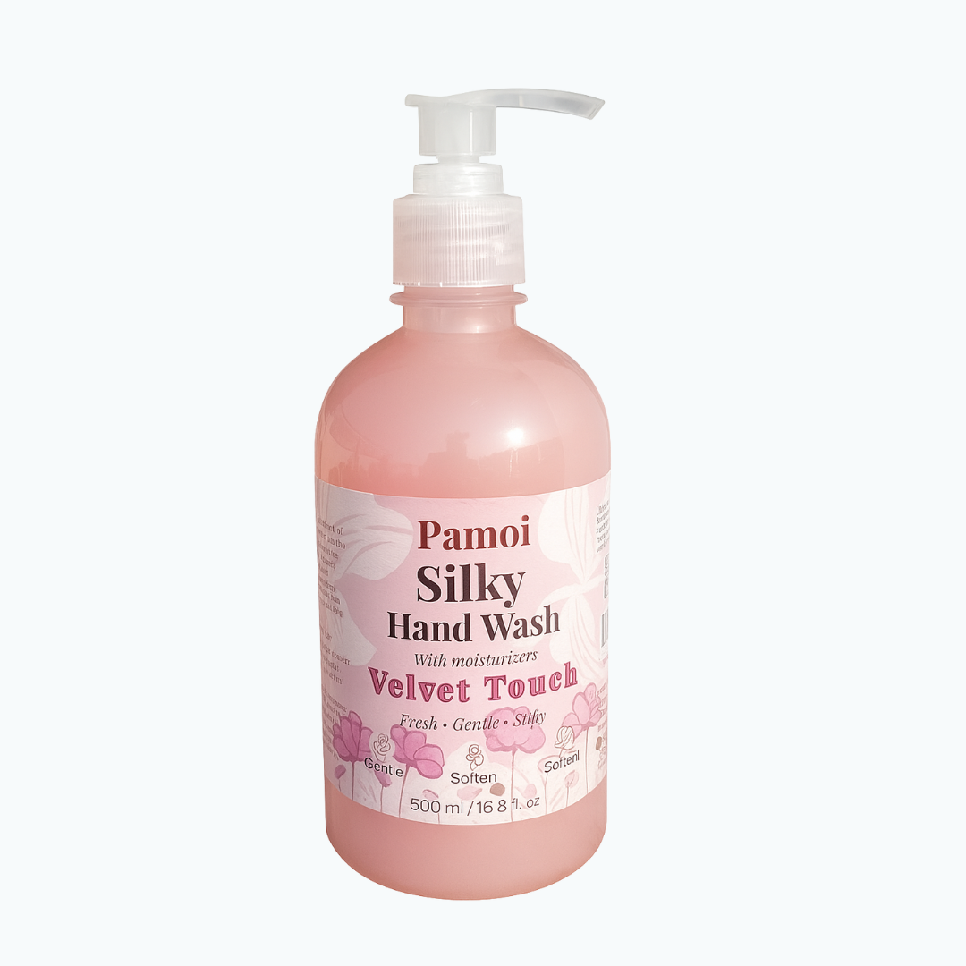 pamoi silky hand wash velvet touch 500ml