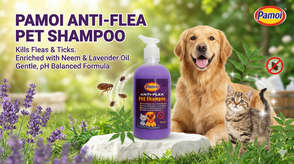pamoi pet shampoo deep clean gentle on skin